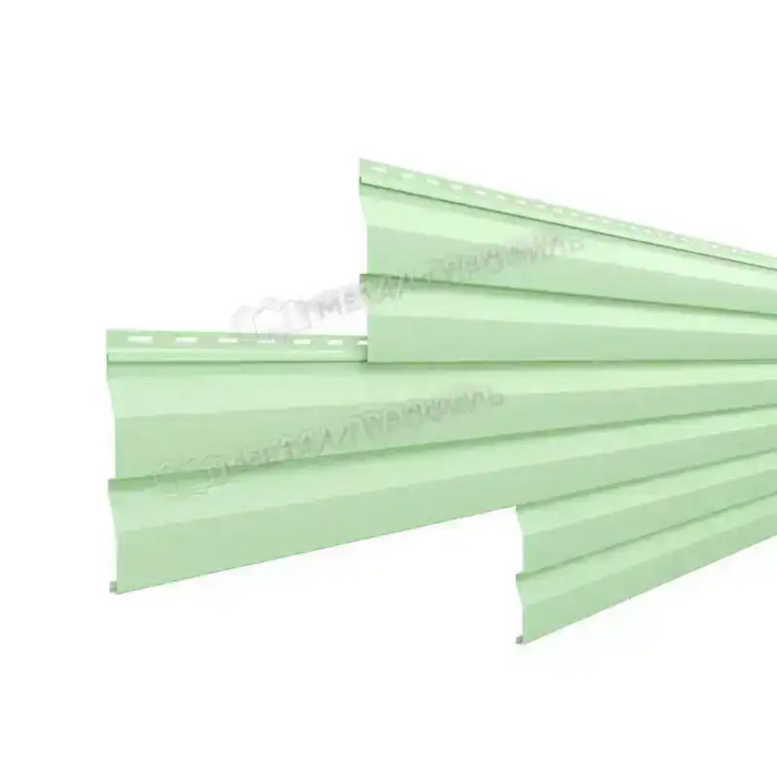 Металлический сайдинг Металл-Профиль NormanMP RAL 6019 Зеленая пастель